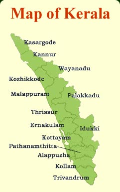 Kerala Travel Map